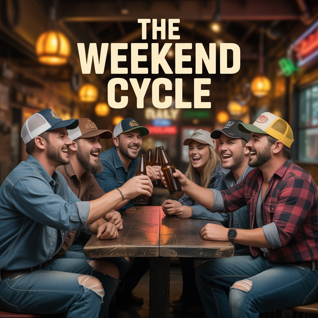 A modern country song about counting down to the weekend, living for Friday night, and realizing Sunday always comes too soon.