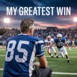 “My Greatest Win” is a heartfelt modern country story song about a blue-collar father watching his son succeed under the Friday night lights and realizing that the greatest victory of his life wasn’t on the field — it was the family he built.