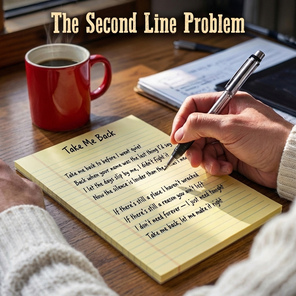 The Second Line Problem: Why Great Song Ideas Fall Apart After the First Line