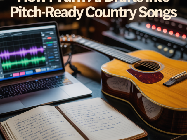How I Turn AI Drafts Into Pitch-Ready Country Songs