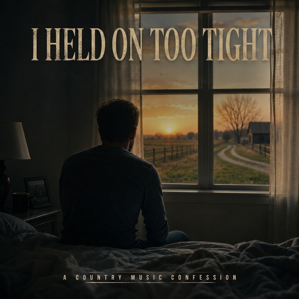 “I Held On Too Tight” is a modern country-pop song about jealousy, control, and losing someone you love through fear and insecurity. A reflective male confession with emotional realism and a radio-ready chorus.