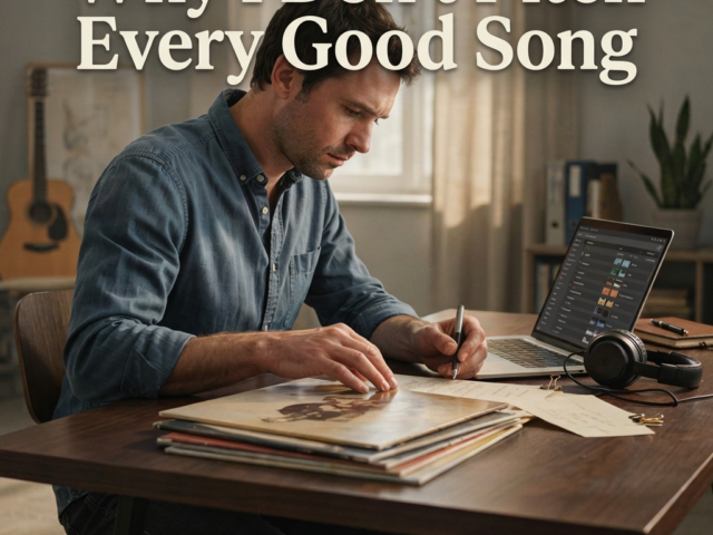 Why I Don’t Pitch Every Good Song