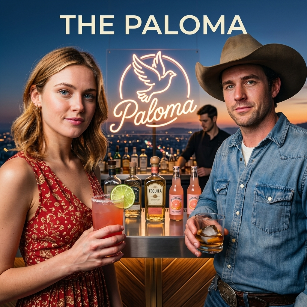 A woman enjoys a drink called The Paloma in the Nashville Lyrics song called, "The Paloma"